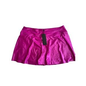 NWT Greyson Divina Skirt Tennis Golf Skort Bougainvillea‎ Fuschia Purple Size XL